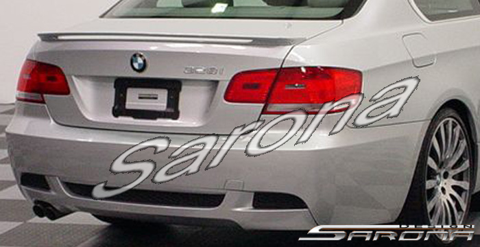 Custom BMW 3 Series Trunk Wing  Coupe (2007 - 2013) - $249.00 (Manufacturer Sarona, Part #BM-045-TW)